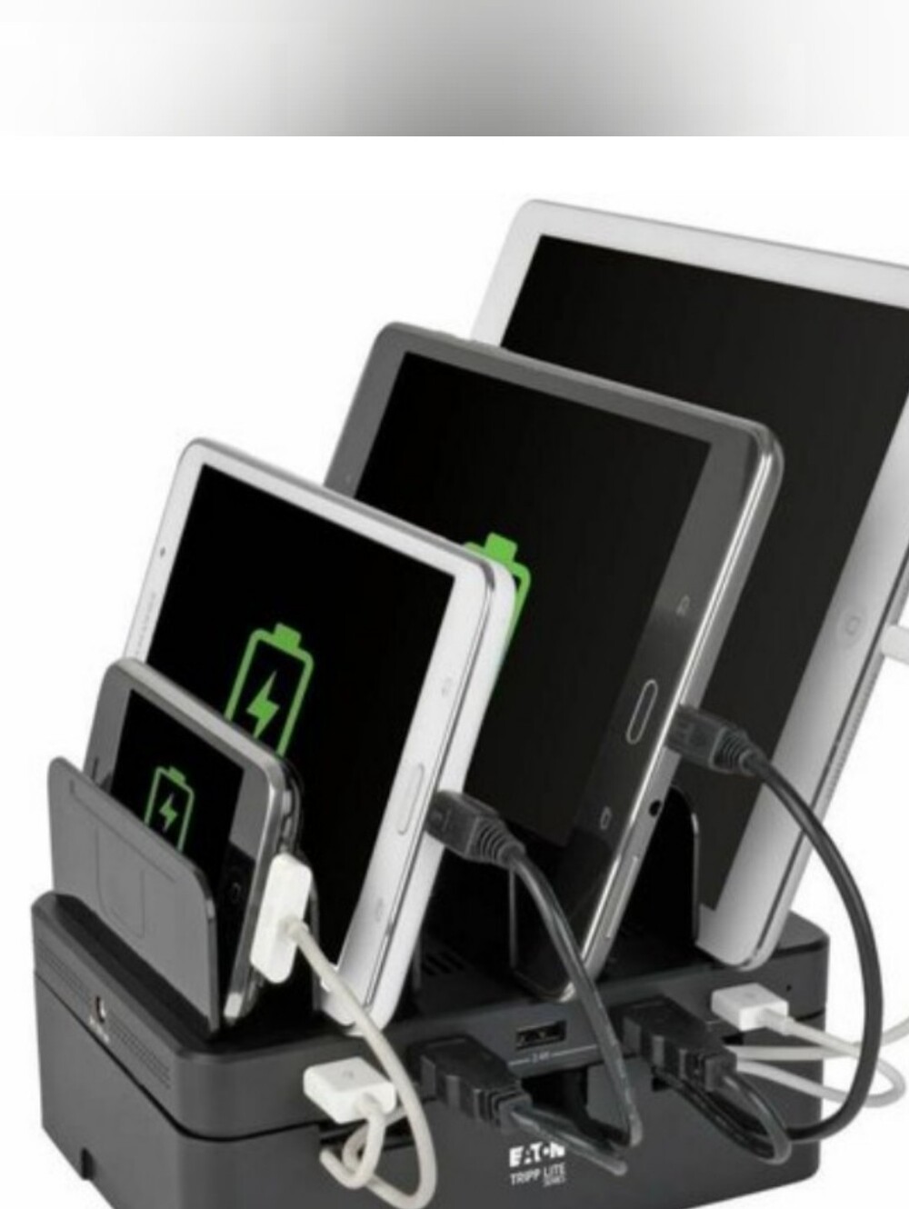 Tripp Lite Black Multi-Device Charging Station for Tablets & Phones